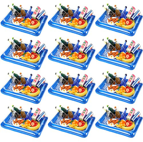 Aufblasbare Eis-Servierbar-Kühler für Partys, Salat, Grillen, Picknick, Eis, Essen, Getränke, Buffet, Serviertablett, Party-Kühltablett, aufblasbare Servierbar für drinnen und draußen, Party,