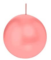 Wiedemann Kerzen Kugelkerzen Rosa Ø 60 mm, 16 Stück, rußarm, tropffrei, hochwertiger Docht