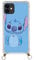 Official Stitch iPhone 12-12 Pro Case Blue Clear Pendant to Protect Your Mobile. Choose the Case Type You Like Best with Official Disney License