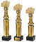 eberin · Poker Pokal · Skat Pokal · Doppelkopf Pokal · Rommee Pokal · Mau-Mau Pokal · Spieleabend · Ehrenpreis · Pokal · Trophäe · Award · mit Wunschgravur in 3 Größen (Größe: 27cm)