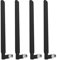 The Lord of the Tools Antena 4G LTE, 5dBi SMA, compatible con routers Huawei, plegable, color negro