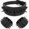 Manfnee Leder Choker Armband Punk Halskette Armbänder Spike Manschetten und Halsband Gothic Armband