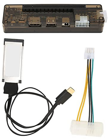 VBESTLIFE EXP GDC PCIe Laptop Tarjeta de Video Independiente Externa Dock, Cable de Alimentación de 6 Pines y 8 Pines, sin Fuente de Alimentación