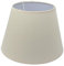 Lampenschirm kegelförmig aus Stoff H 17.5 x Ø 25 cm für Tisch - Stehlampen (beige)