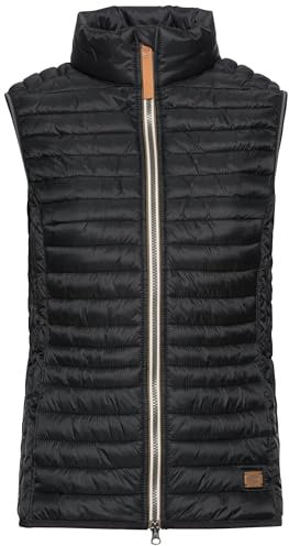 camel active Damen Steppweste aus recyceltem Polyamid Schwarz, womenswear-44