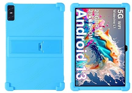 MOOPW Hüllen für DOOGEE T10 Plus - Silikon Stoßfest Ständer Gummi Weiche Shell Kinderfreundlich Schützend Hülle für DOOGEE T10 Plus Tablet 10.51 Zoll