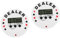 TOYANDONA 2St Poker-Timer Pokeruhr Poker-Shot-Uhr Pokerknöpfe Gefälligkeiten für den Pokerabend Digitaler Shot-Clock-Spieltimer Party-Tools Timer für das Studium Party-Timer Kunststoffe Weiß