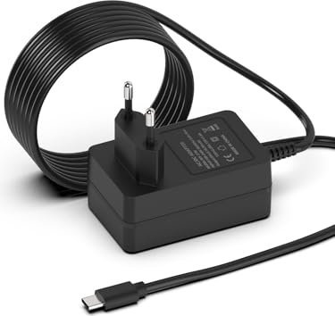 MJXYXCDH Cargador 27W USB C para Raspberry Pi 5 8GB/4GB, Fuente de alimentación Tipo C Universal Adaptador para la mayoría de Dispositivos electrónicos con Interfaz USB C