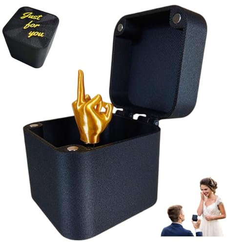 Coffret cadeau surprise for doigt d'honneur, doigt d'honneur dans une boîte, boîte amusante for doigt d'honneur, cadeaux farces, cadeau pop-up surprise for adultes, cadeaux for doigt d'honneur(1PCS)