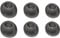 For JBL TUNE BUDS Replacement Tips Earbud Covers TUNE BUDS Ear Caps Bluetooth Earphone Accessories (Black)