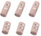 Strehknewen 6 bandes élastiques de compression avec clips métalliques – Bandages médicaux de fixation pour genoux, chevilles et poignets – Accessoires pour sport et blessures