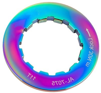 Fahrrad-Kassetten-Verschlussring, Centerlock Lock Cover Ring Disc Rotor Lockring Centerlock Rotoren Werkzeug Für Fahrrad Mountainbike, FahrradzubehörFahrrad Kassetten Verschluss Abschluss Ring