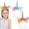 Serre Tete Licorne Fille,2PCS Bandeau Licorne Coloré,Fournitures de Fête de Licorne,Unicorn Bandeaux,Licorne Bandeaux,Serre-Tête Licorne pour Adulte Enfant,Chapeau pour Pâques Anniversaires Fêtes