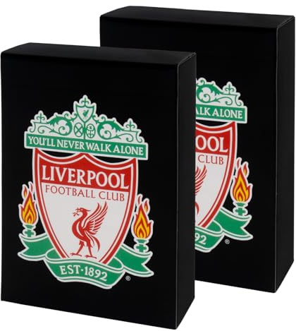 Liverpool F.C. Playing Cards - Official Football Gift 52-Card Deck, 2 Pack
