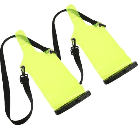 ORFOFE 2Pcs Waterproof Radio Bag for Handheld Vhf Radios, Portable Floating Protective Case with Rainproof Pouch, Suitable for Kayaking and Outdoor Travel, Light Green
