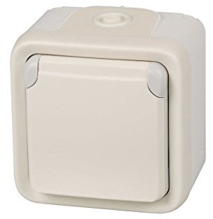 Legrand, 191507 - Enchufe De Pared Doble, Enchufe Estanco De Superficie De La Gama Plexo, Enchufe Exterior Doble, Resistente Al Agua (Ip55), Color Gris