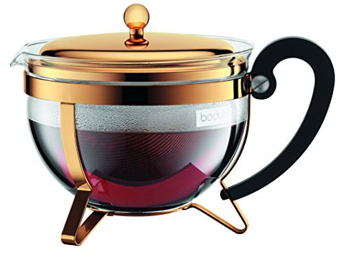 BODUM Chambord Tea Pot, Gold, 17 x 19.5 x 17.7 cm