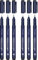 Tombow Fineliner Mono Drawing Pen, 3 Strichstärken, 6 Stück - Je 2 Stück 0.1-0.3 - 0.5