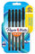 Paper Mate InkJoy 100ST bolígrafos con capuchón, punta fina (0,7 mm), negro, paquete de 5