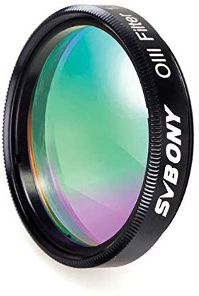 Svbony SV115 Teleskop Filter 2, O-III Filter 18nm, Lichtverschmutzungs Filter für Teleskope Okular