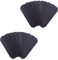 Healifty 40pcs Foot File Replacement Sandpaper Pedicure Refill Pads Foot File Exfoliating Scrubber Pedicure Accessories Black