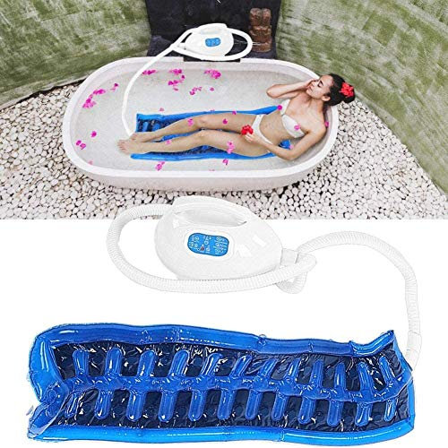 HLWAN Máquina de SPA con Burbujas de Aire Caliente de Ozone, Alfombra de Hidromasaje, Tina de esterilización Corporal SPA con Manguera de Aire