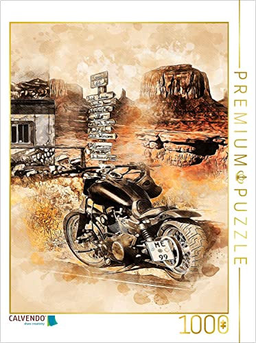 CALVENDO Puzzle Route 66 1000 Teile Puzzle hoch | Lege-Größe cm Foto-Puzzle für glückliche Stunden