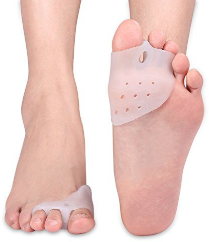 Zehenabscheider, Zehenabstandshalter für Bunion Pads Silikon Hallux Valgus Corrector, Zehenkorrektoren, Schmerzlinderung für Fight Bunion, Hammer Toes, Claw Toes, Crooked Toes (Universal)