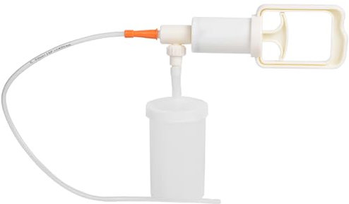 Pompe d'aspiration manuelle Aspirateur de crachats Dispositif de pompe d'aspiration de flegme Respiratoire portatif pour les personnes âgées à domicile (Type A)