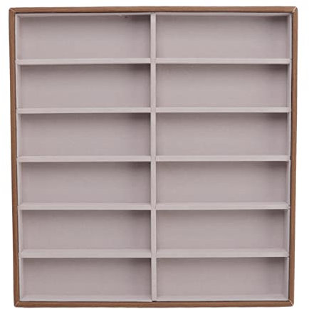 Natudeco 12 griglie Espositore Per Occhiali da Sole Custodia Per Occhiali da Sole in PU in Legno Occhiali da Sole di Grande Capacità Vassoi Per Occhiali Sole Gioielli Orologi