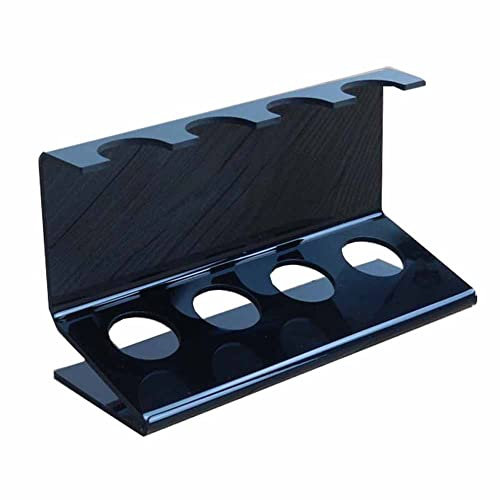 Teensery Black Acrylic Cutlery Holder 4 Slots Silverware Flatware Display Stand Kitchen Utensil Organizer for Knife, Fork, Spoon, Chopsticks (1 Piece)
