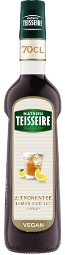 Mathieu Teisseire Basilikum Sirup, für Getränke, Erfrischungsgetränke, Cocktails und Desserts, Flasche 70 cl