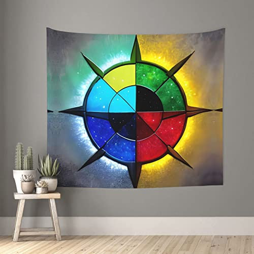 Wandteppich „Shine In All Directions“, Wandbehang, Kunst, Heimdekoration, Wandteppich für Schlafzimmer, ästhetisches Wohnzimmer, 152 x 130 cm