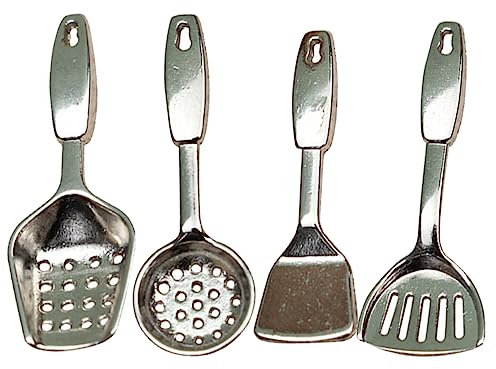 Toyvian Juego De Cocina En Miniatura para Casa De Muñecas Cocinas De Juguete para Niños Accesorios para Escenas En Miniatura Herramientas De Cocina En Miniatura Juguetes Educativos