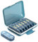 Joinice Tablettenbox 7 Tage 3 Fächer, Morgens Mittags Abends, Feuchtigkeitsbeständig, Pillendose 7 Tage Große Fächer für Medikamente, Fischöl, Vitamine, Nahrungsergänzungsmittel (3x7 Blau)