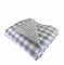 Catherine Lansfield Check and Stripe Tagesdecke, 240 x 220 cm, Grau