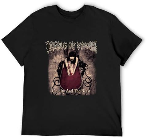 Cradle of Filth Cruelty and The Beast T-Shirt Cotton Men Summer Fashion Black Tee XXL
