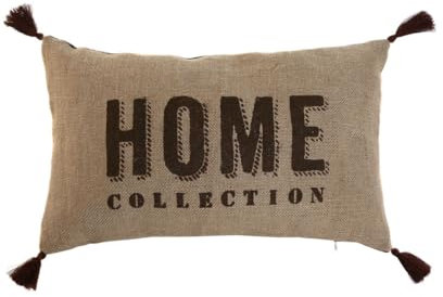 Home ESPRIT Naturkissen, Quasten, Boho, 50 x 5 x 30 cm