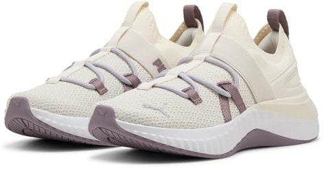 PUMA Softride Sera Alt Wns, Zapatillas para Correr de Carretera Mujer, Blanco cálido Ciruela Mermelada Lila Crush, 38 EU