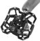 SPD-Pedale, MTB-Flachpedale, klick-Plattform-Adapter, Flache Pedale aus Aluminiumlegierung für Mountainbike, Rennrad, Fahrrad (Black)