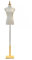 schneiderpuppe Schneiderpuppe Schaufensterpuppe Damenbüste Weiblich, Schneider Weibliche Schneiderbüste Büste Anzeigen for Schmuck-Display, Einstellbar 47.2-71.6 Zoll for Clothing Shop Dresses(Natural