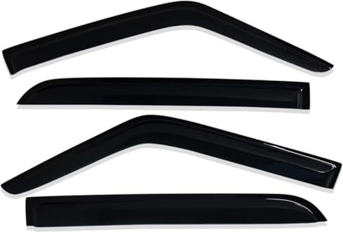 Windabweiser Autofenster für Golf 2 MK2 1983-1990, Seitenschlitze Wind Deflectors Regenschutz Externes Zubehör, Auto Fenster Visier Wind