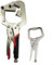 Besshepplo 2Pcs 10In Welding Pipe Plier Clamps & 5In C-Clamp Locking Plier Adjustable Welding Vice Grips for Woodworking, Aligning, Welding