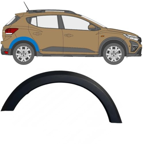 Seitenleiste Kotflügel hinten für Dacia Sandero 2021- / Rechts