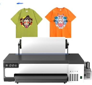 YRTJINYQ A3 DTF -Drucker XP600 T -Shirt -Druckmaschine Direkt zum Filmübertragungsdrucker kompatibel mit verschiedenen Textilien A3 -Größe DTF -Druckgerät(A3 DTF Printer2)