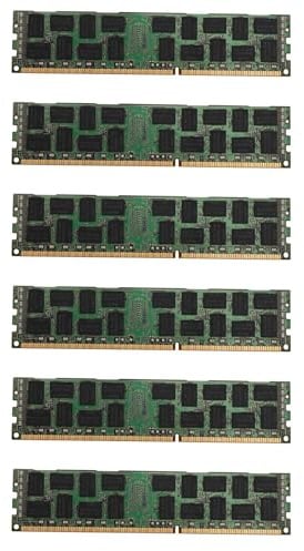 Deechate 6X Memoria RAM ECC de 8GB DDR3 1333MHZ PC3L-10600R 1.35V 2RX4 REG ECC RAM para EstacióN de Trabajo de Servidor