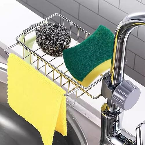 HOPAISH Organizador de fregadero, super organizador para cocina y cuarto de baño