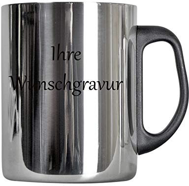 Relags Edelstahl Thermobecher - 0,3 L, mit persönlicher Wunschgravur