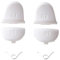 Ersatzteile L1 L2 R1 R2 Trigger Springs Tasten für Playstation 4 PS4 Controller - Weiss