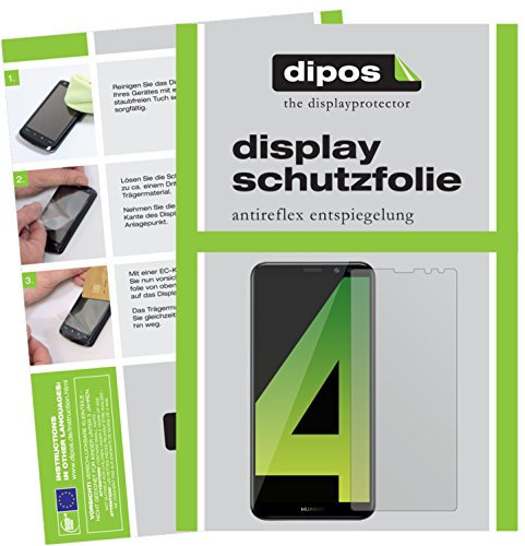 dipos I 6X Schutzfolie matt kompatibel mit Huawei Mate 10 Lite Folie Displayschutzfolie